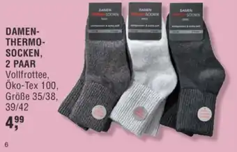 Handelshof DAMEN- THERMO- SOCKEN, 2 PAAR Angebot