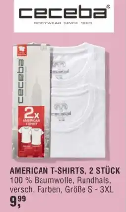 Handelshof ceceba AMERICAN T-SHIRTS, 2 STÜCK Angebot