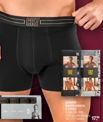 Handelshof CR7 HERREN- BOXERSHORTS, 5 STÜCK Angebot