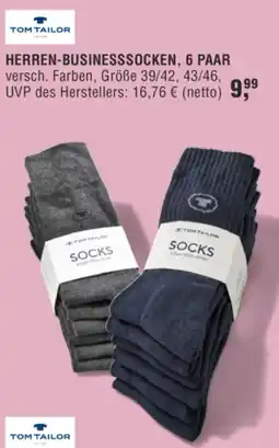 Handelshof TOM TAILOR HERREN-BUSINESSSOCKEN, 6 PAAR Angebot