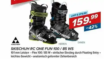 Hervis Fischer Skischuh Rc One Fun 100 Oder 85 Ws Angebot