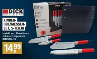 Handelshof Dick kinder- holzmesser- set, 5-teilig Angebot