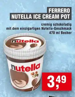 Handelshof Ferrero nutella ice cream pot Angebot