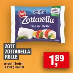 Handelshof Zott zottarella rolle Angebot