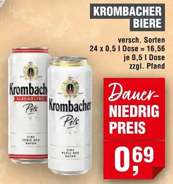 Handelshof Krombacher biere Angebot