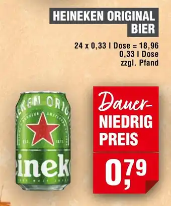 Handelshof Heineken original bier Angebot