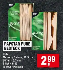 Handelshof Papstar pure besteck Angebot