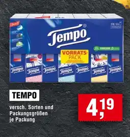 Handelshof Tempo Angebot