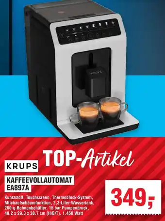 Handelshof Krups kaffeevollautomat EA897A Angebot