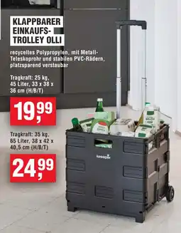 Handelshof Keeper Klappbarer einkaufs- trolley olli Angebot