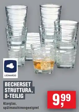 Handelshof Leonardo becherset struttura, 8-teilig Angebot