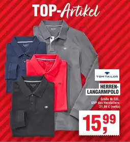 Handelshof Tom tailor herren- langarmpolo Angebot