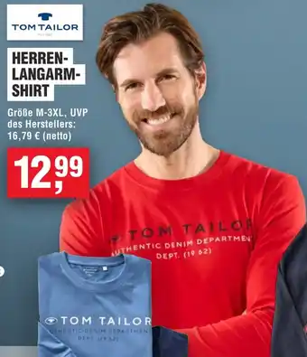 Handelshof Tom tailor herren- langarm- shirt Angebot