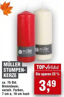 Handelshof Müller stumpen- kerze Angebot
