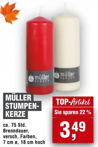 Handelshof Müller stumpen- kerze Angebot