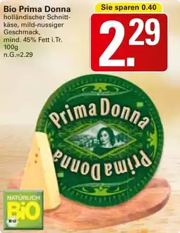 WEZ Bio Prima Donna holländischer Schnitt- käse Angebot