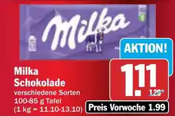 AEZ Milka Schokolade Angebot