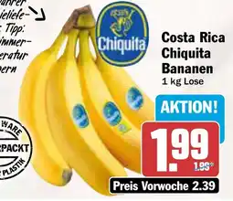 AEZ Costa Rica Chiquita Bananen Angebot