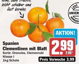 AEZ Spanien Clementinen mit Blatt Angebot