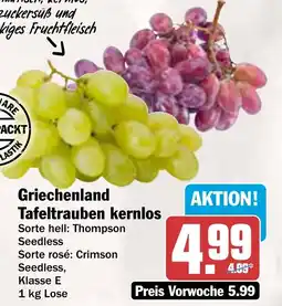 AEZ Griechenland Tafeltrauben kernlos Angebot