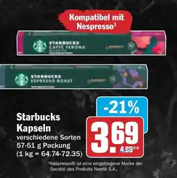 AEZ Starbucks Kapseln Angebot