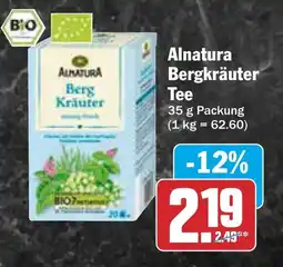 AEZ Alnatura Bergkräuter Tee Angebot