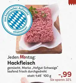 AEZ Jeden Montag Hackfleisch Angebot