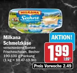 AEZ Milkana Schmelzkäse Angebot