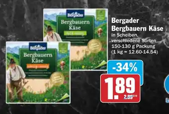 AEZ Bergader Bergbauern Käse Angebot