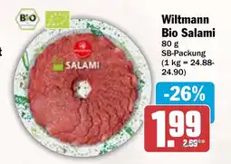 AEZ Wiltmann Bio Salami Angebot