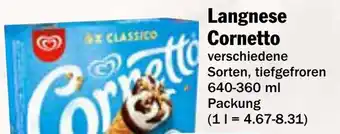 AEZ Langnese Cornetto Angebot