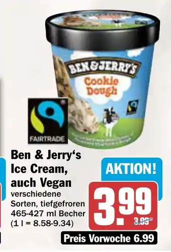 AEZ Ben & Jerry's Ice Cream, auch Vegan Angebot