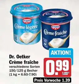 AEZ Dr. Oetker Crème fraîche Angebot
