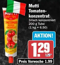 AEZ Mutti Tomaten konzentrat Angebot