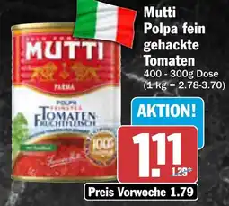 AEZ Mutti Polpa fein gehackte Tomaten Angebot