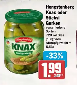 AEZ Hengstenberg Knax oder Sticksi Gurken Angebot