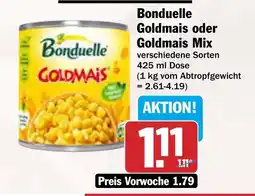 AEZ Bonduelle Goldmais oder Goldmais Mix Angebot