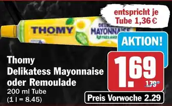 AEZ Thomy Delikatess Mayonnaise oder Remoulade Angebot