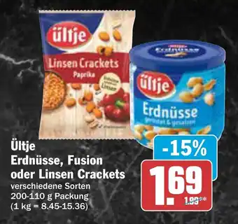 AEZ Ültje Erdnüsse, Fusion oder Linsen Crackets Angebot