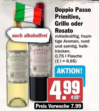 AEZ Doppio Passo Primitivo, Grillo oder Rosato Angebot