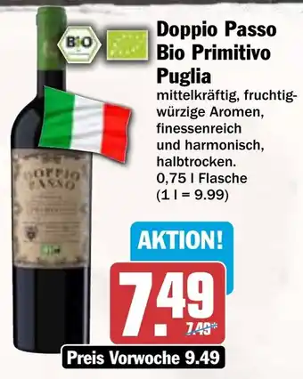 AEZ Doppio Passo Bio Primitivo Puglia Angebot