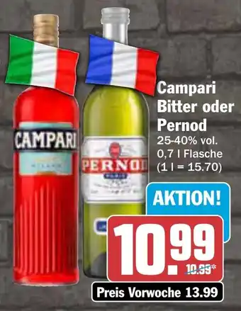 AEZ Campari Bitter oder Pernod Angebot