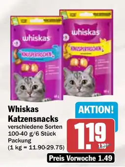 AEZ Whiskas Katzensnacks Angebot