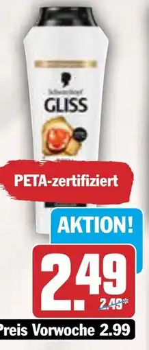 AEZ Gliss Shampoo oder Spülung Angebot