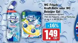 AEZ WC Frisch Kraft-Aktiv oder WC Reiniger Gel Angebot