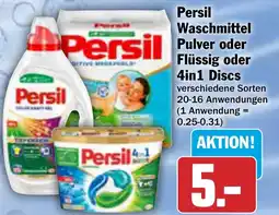 AEZ Persil Waschmittel Pulver oder Flüssig oder 4in1 Discs Angebot