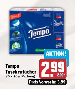 AEZ Tempo Taschentücher 30 x 10er Packung Angebot