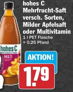AEZ hohes C Mehrfrucht-Saft , Milder Apfelsaft oder Multivitamin Angebot