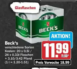 AEZ Beck's Angebot