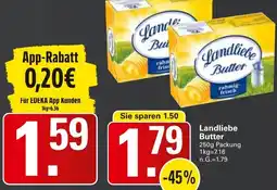 WEZ Landliebe Butter Angebot